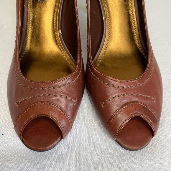 Antonia Melani 4" Peep Toe Heels - Picture 11 of 12